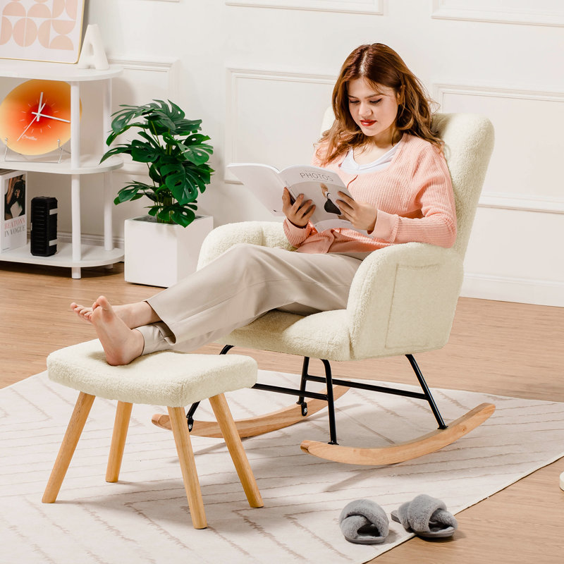 Nursery rocking chair and ottoman new arrivals